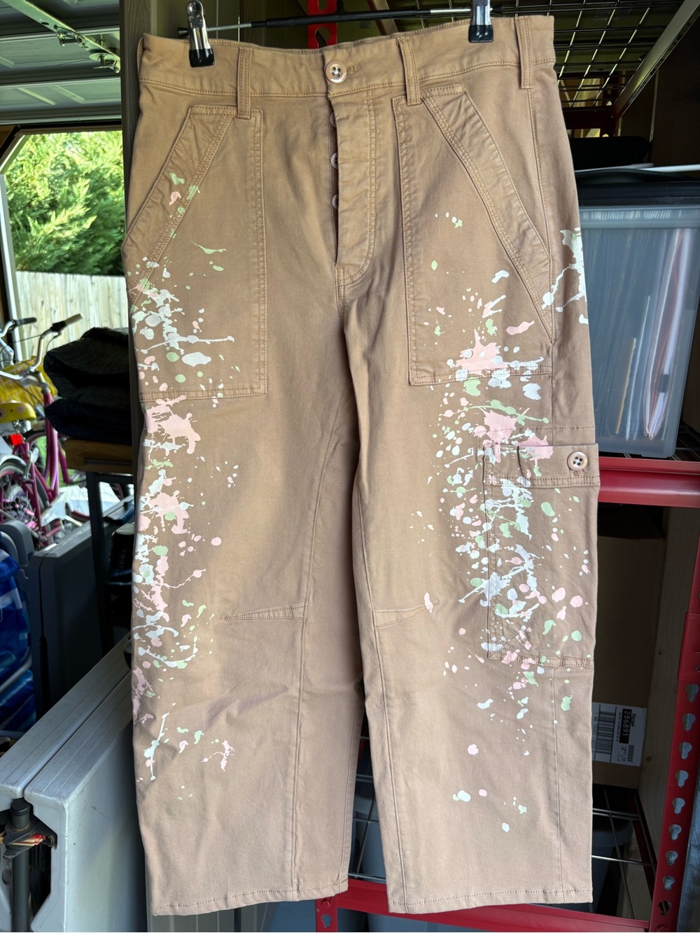 Pilcro millie barrel low slung pants